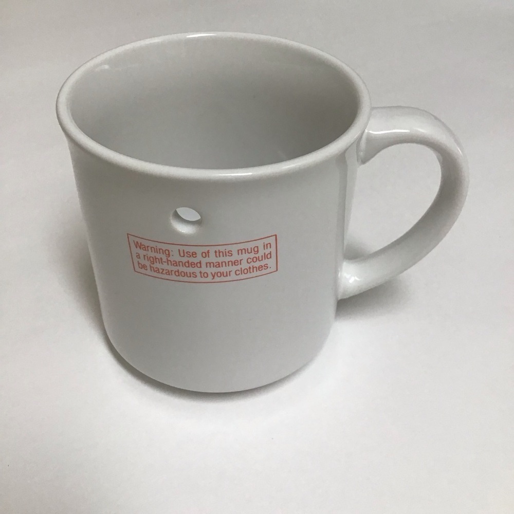Left Handers Coffee Mug Cup Lefties Book LOT 1980’s Gift Kitchen Vintage Korea - Picture 6 of 16